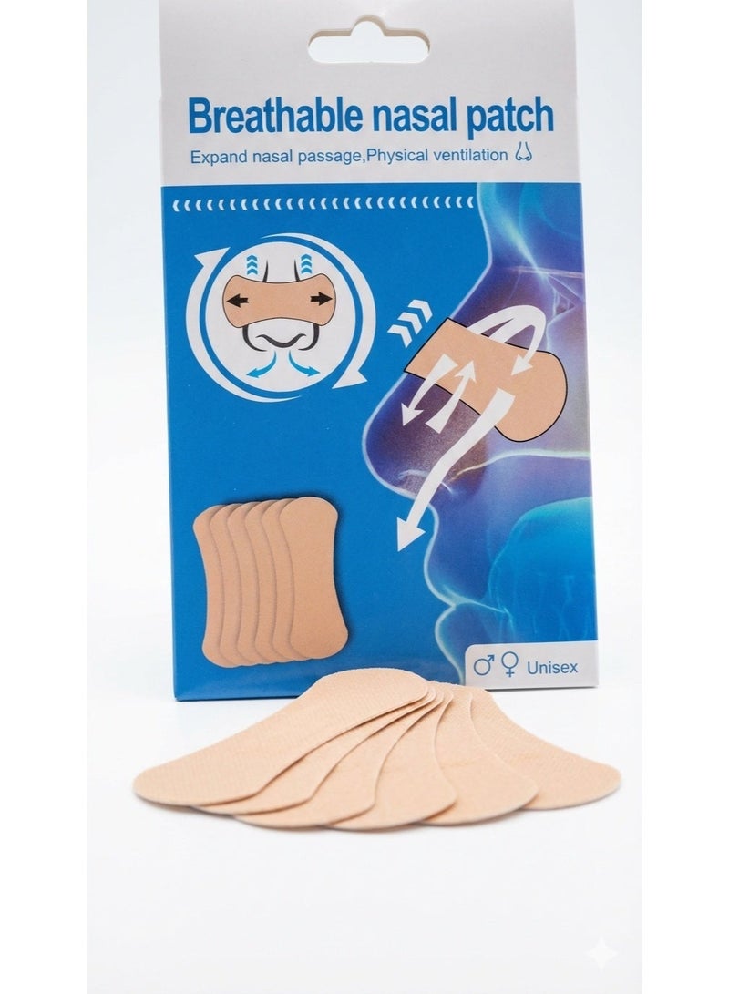 Anti-snoring nasal strips, safe and effective nasal patch for better breathing, 6-pack - Image 2